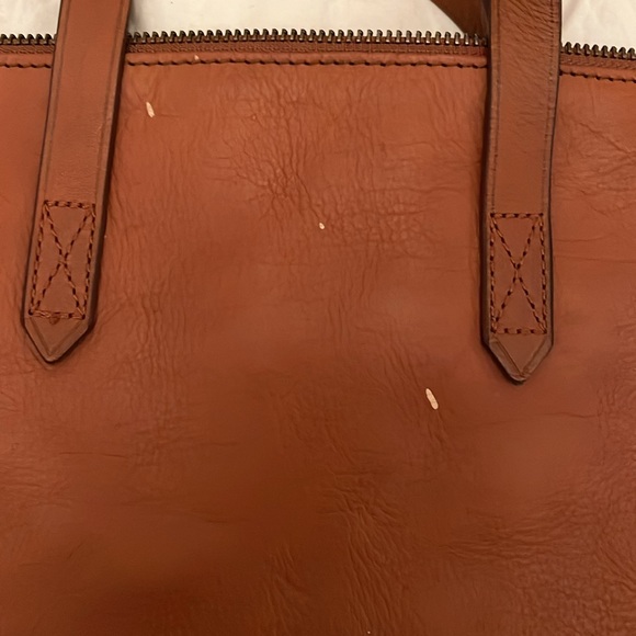 Madewell Transport Satchel in English saddle leather - Picture 9 of 15